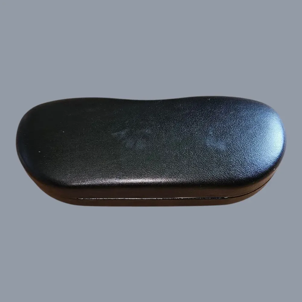 Ray-Ban Black Hard Sunglasses Case & Cleaning Cloth Eyeglass Pouch Authentic